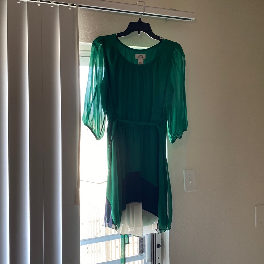 Blue & Green size Large Dress